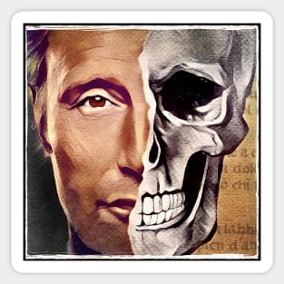 Hannibal Vita Nuova Skull Mask Sticker